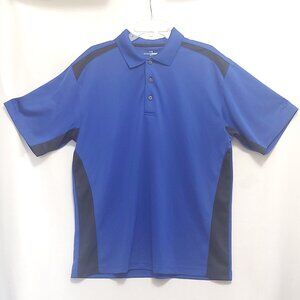 GRAND SLAM Golf Polo Blue and Black, Short Sleeve Shirt.